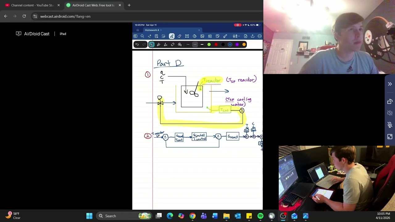 Process Dynamics HW4 Part D