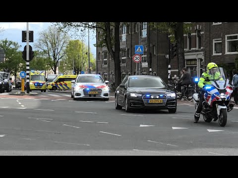 [Grote VTB] Politie begeleid Hulpdiensten met spoed naar het AMC vanaf een Incident in Amsterdam!