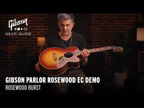 Gibson Modern Collection acoustic guitars: Gibson Parlor Rosewood EC demo