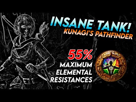 SUPER TANKY w/ 55% Resistances? @Kunagi_JP's Pathfinder Build - Defensive Layering | Path of Exile