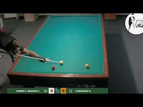 GOMEZ C MAGGIO VS CONSAGNO G | 5 PIN | Bellissimo Biliardo Italiano