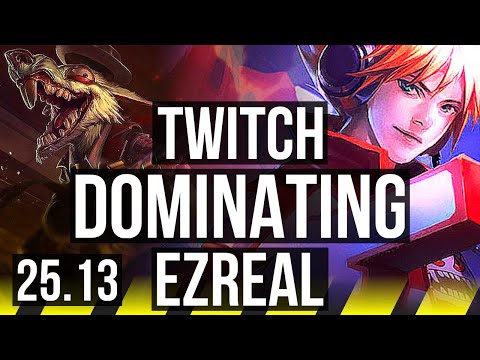 TWITCH & Rakan vs EZREAL & Karma (ADC) | Dominating | NA Challenger | 25.13