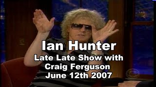 Ian Hunter interview on why Cleveland Rocks + Mott The Hoople - Craig Ferguson 6/12/07