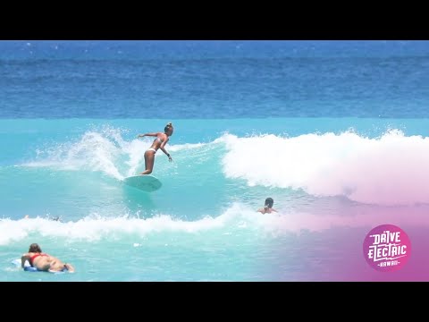 World champion surfer, Kelis Kaleopaʻa, puts electric vehicle to the test!