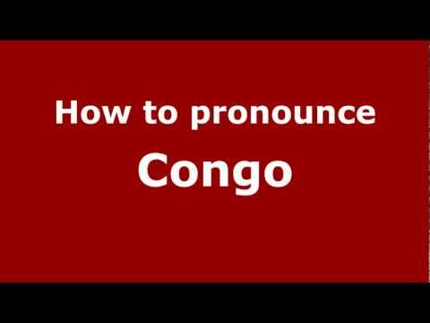 How to pronounce Congo