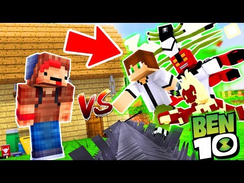 BASE VS BEN 10 APOCALYPSE - MINECRAFT TROLL + ROLEPLAY