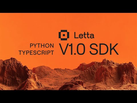 Letta V1.0 SDK | Build stateful agents in TypeScript and Python