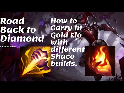 Road Back to Diamond only Shaco#1 - How to Carry in Gold Elo