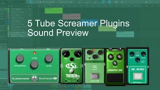 Video thumbnail for Tube Screamer Plugin Comparison by BLANKFIELD