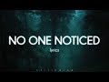 The Marias No One Noticed Lyrics