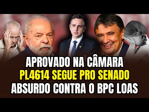 URGENTE: PL4614 aprovado na câmara agora vai pro senado hoje - BPC LOAS terá cortes se aprovar