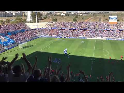 Afición del Recreativo contra el Fuenlabrada