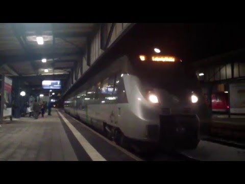 Zwickau (Sachs) Hbf - Abfahrt einer BR 1442 als S 5X nach Leipzig/Halle Flughafen
