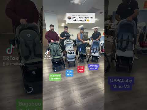 Travel stroller folding competition is back! Who do you think won? #nuna #uppababy #joolz #bugaboo