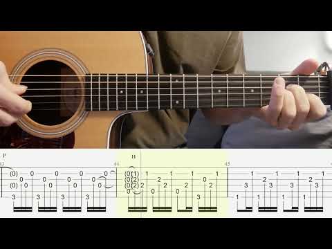 More To This - Marc Scibilia - Guitar Tutorial + TABS on screen