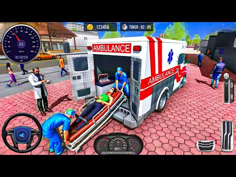 911 Emergency City Van Driver Duty - Ambulance Rescue Simulator 3D : Android Gameplay