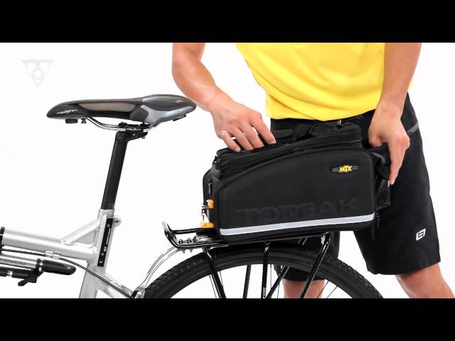 Видео о Велосипедная корзина на задний багажник Topeak MTX