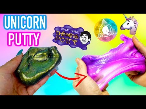 COLOR CHANGING PUTTY!! Unicorn Mythical Slyme Review! Video