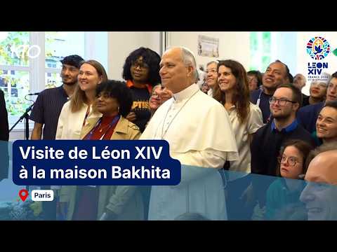 Visite de Léon XIV à la maison Bakhita - Centre d’accueil des migrants du diocèse de Paris