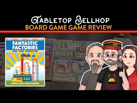 Fantastic Factories Review, A very clean and elegant engine building board game