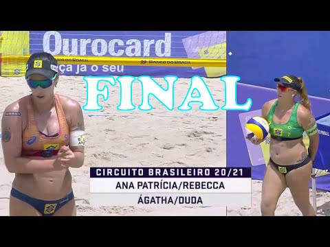 ANA PATRICIA/REBECCA vs DUDA/AGATHA Circuito Brasileiro de Vôlei de Praia OPEN 7 Etapa FINAL