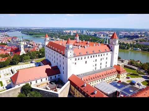 A Royal View of Bratislava / Pozsony Slovakia - 4K