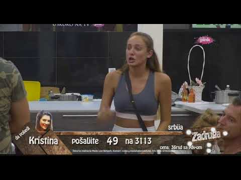 Zadruga - Luna i Sloba se svađaju, ona plače, on napušta Belu kuću - 16.06.2018.