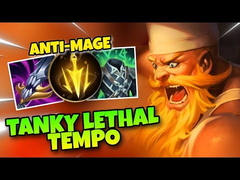 LETHAL TEMPO OLAF WILD RIFT BUILD TANKY IS THE BEST