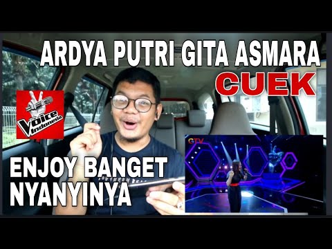 Ardya Putri Gita Asmara - CUEK (THe Voice Kids Indonesia) | Singer REACTION