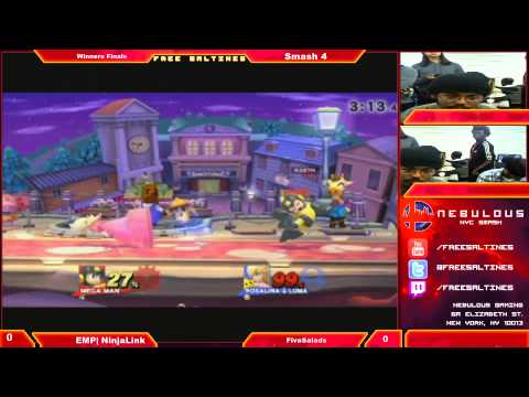 Nebulous #17 Smash 4 - Losers Finals - NinjaLink (Mega Man) VS FiveSalads (Rosalina)