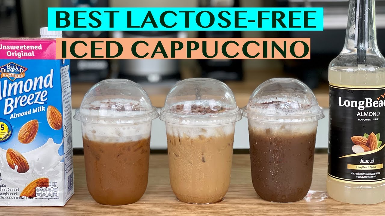 LACTOSE-FREE GLUTEN-FREE ALMOND MILK ICED CAPPUCCINO TRIO:INSTANT COFFEE, COLD BREW & ESPRESSO