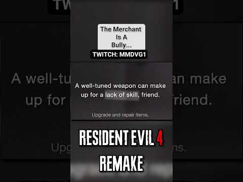 The Merchant In The RE4 Remake Is A Bully...