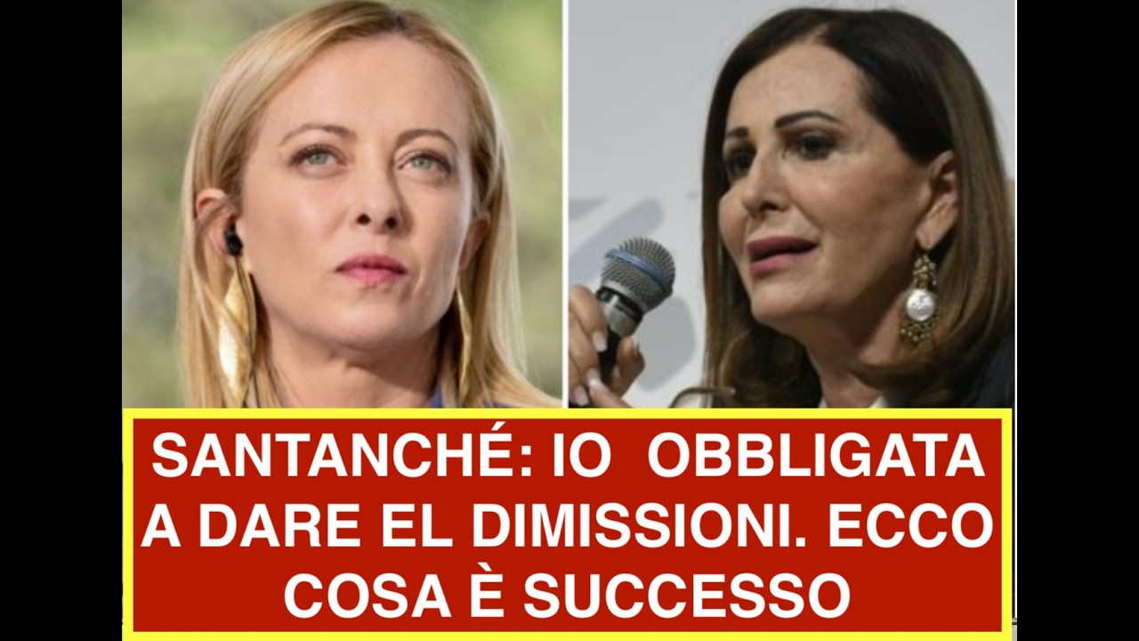 SANTANCHÉ: IO  OBBLIGATA A DARE EL DIMISSIONI. ECCO COSA È SUCCESSO