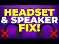 Fix Sound Only Coming From One Side Of Headset Or Speakers