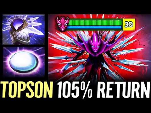 🔥 TOPSON 105% DMG Return Spectre Carry — Blade Mail + Dispersion + Aghanim Basic META Dota 2 Pro