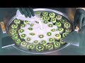 ASMR Kiwi Ice Cream Rolls How To Make Satisfying Fried Ice Cream Tapping Scratching Eating