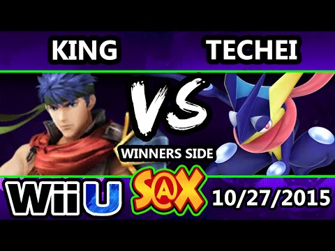S@X 121 - King (Ike) Vs. Techei (Greninja) SSB4 Tournament - Smash Wii U - Smash 4