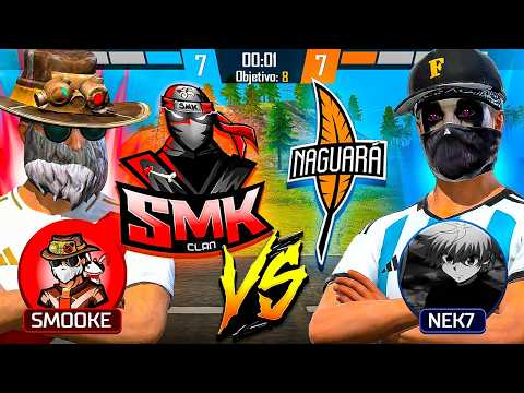 Perú 🇵🇪 vs 🇦🇷 Argentina 🔥 SMK vs NAGUARA y NEK7 6vs6 💀 FREE FIRE