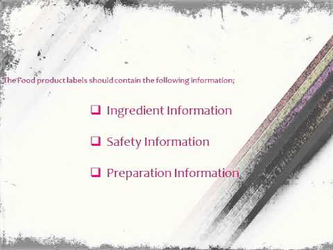 What is the purpose of food labels