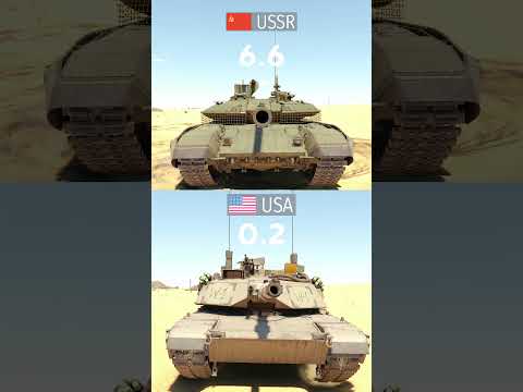 Abrams vs T90 - Turn Radius - Tank Test