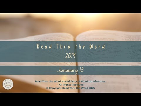 01.13.2019 Read Thru the Word