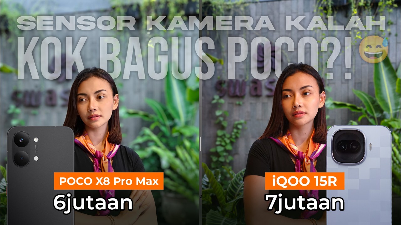 DILUAR NURUL! Camera Test POCO X8 Pro Max vs iQOO 15R