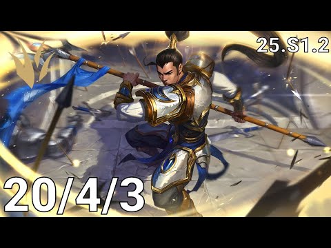 Xin Zhao Jungle vs Lee Sin - EUW diamond | Patch 25.S1.2