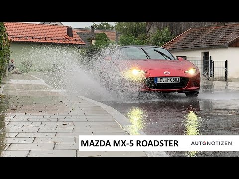 Mazda MX-5 Roadster Skyactiv-G 2.0i (184 PS): Regen - Review / Test / Fahrbericht