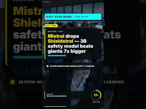Mistral drops Shieldstral — 3B safety model beats giants 7x bigger