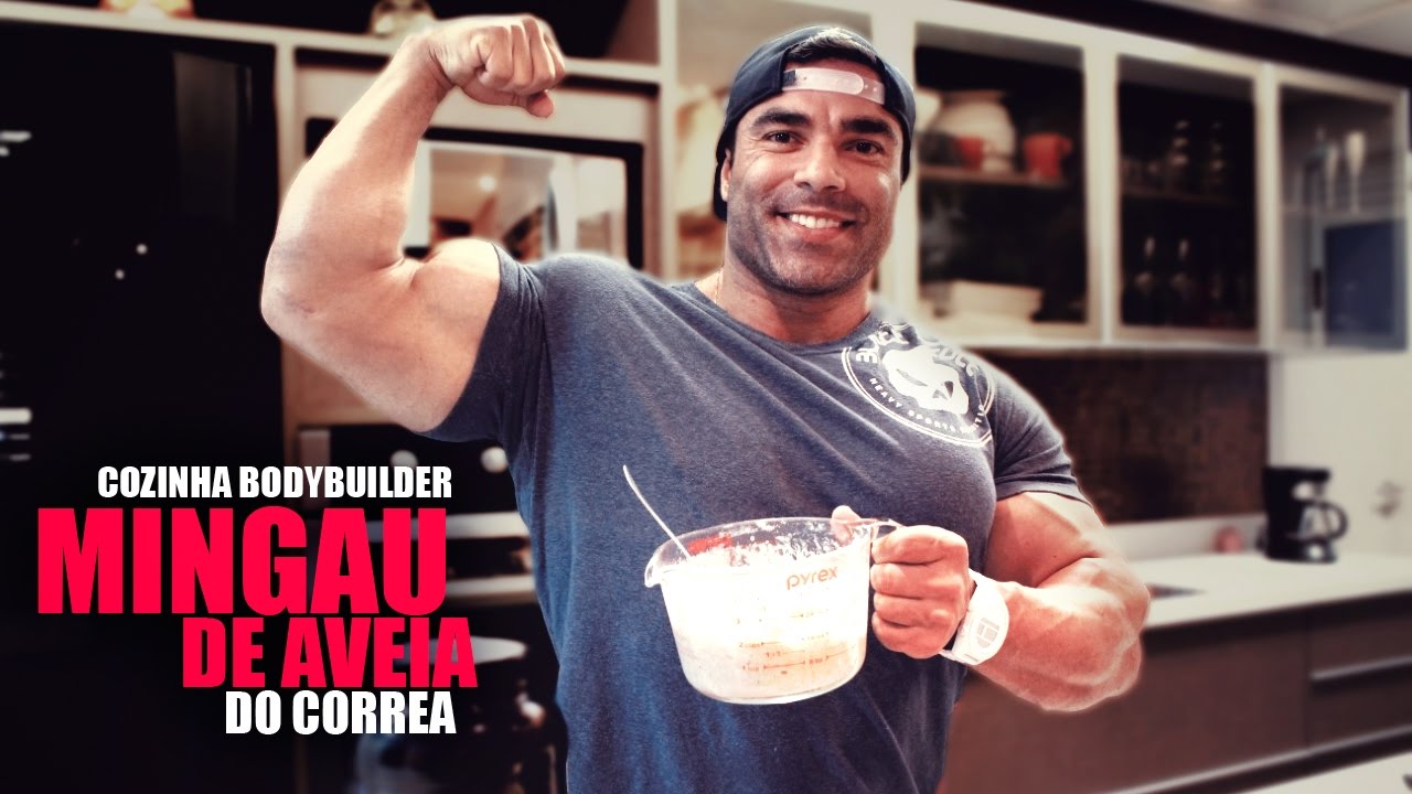 Cozinha Bodybuilder: Mingau de aveia do Correa