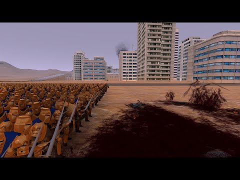 1000 Golden Knights vs Evil Army Ultimate Epic Battle Simulator UEBS