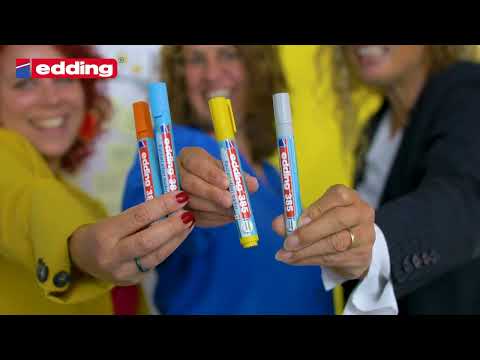 Artikelvideo 1 für edding 385 Flipchart-Marker gelb 1,0 - 5,0 mm, 1 St., Artikelnummer 530489