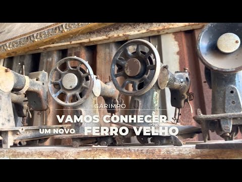 DIA DE GARIMPAR PEÇAS DE DECORAÇÃO NUM NOVO FERRO VELHO. #GARIMPO #FERROVELHO #dolixoaoluxo