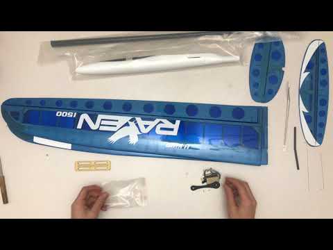 Unboxing // H-King Raven 1500 DLG // Discus Launch Glider